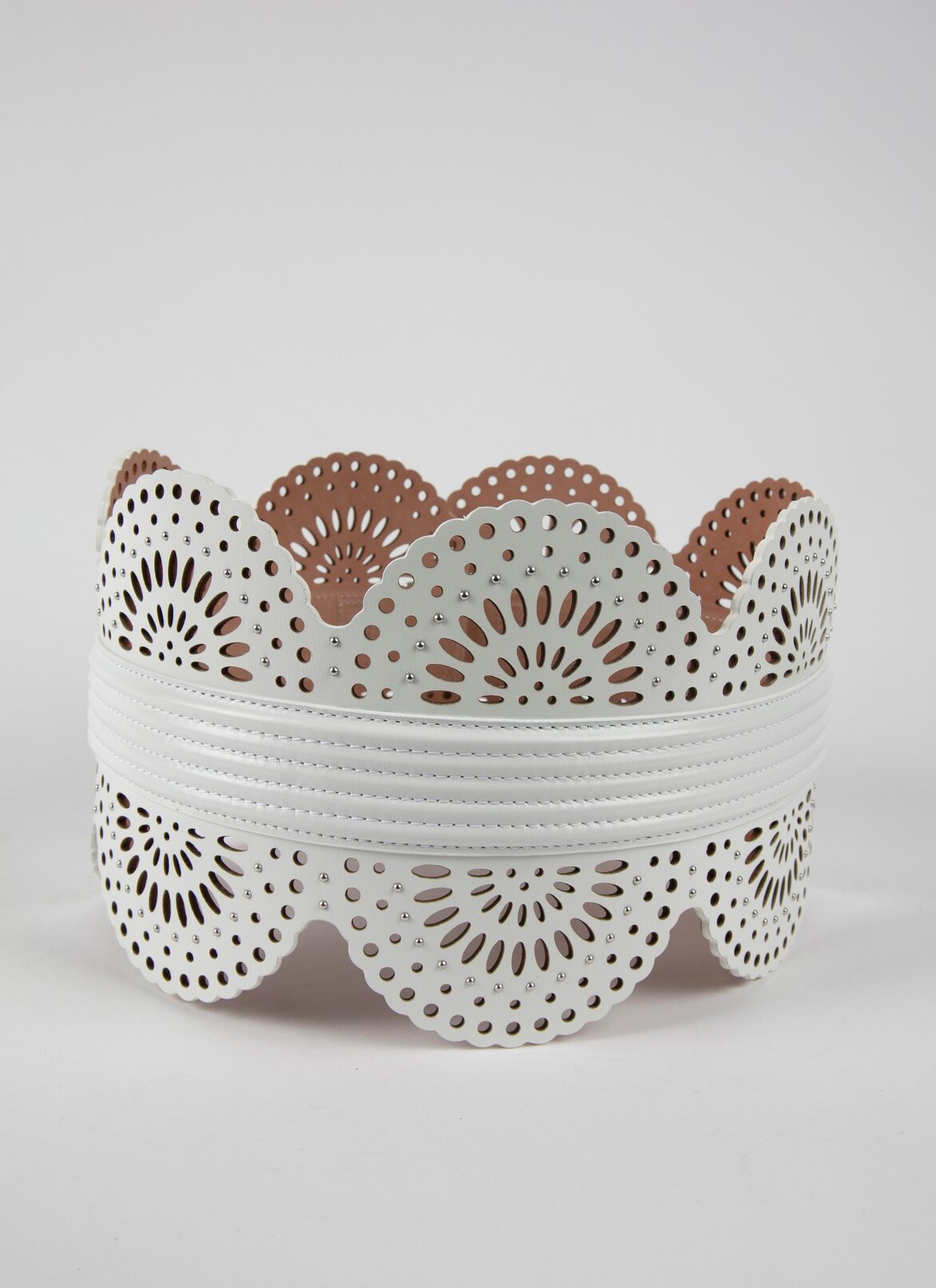 Belts ALAÏA OPTIC WHITE BELTS